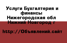 Услуги Бухгалтерия и финансы. Нижегородская обл.,Нижний Новгород г.